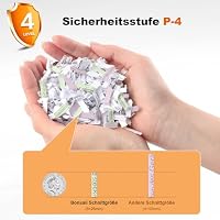 Bonsaii Kreuzschnitt Aktenvernichter, 12 Blatt, DIN P-4, C282-A – Ansicht 4