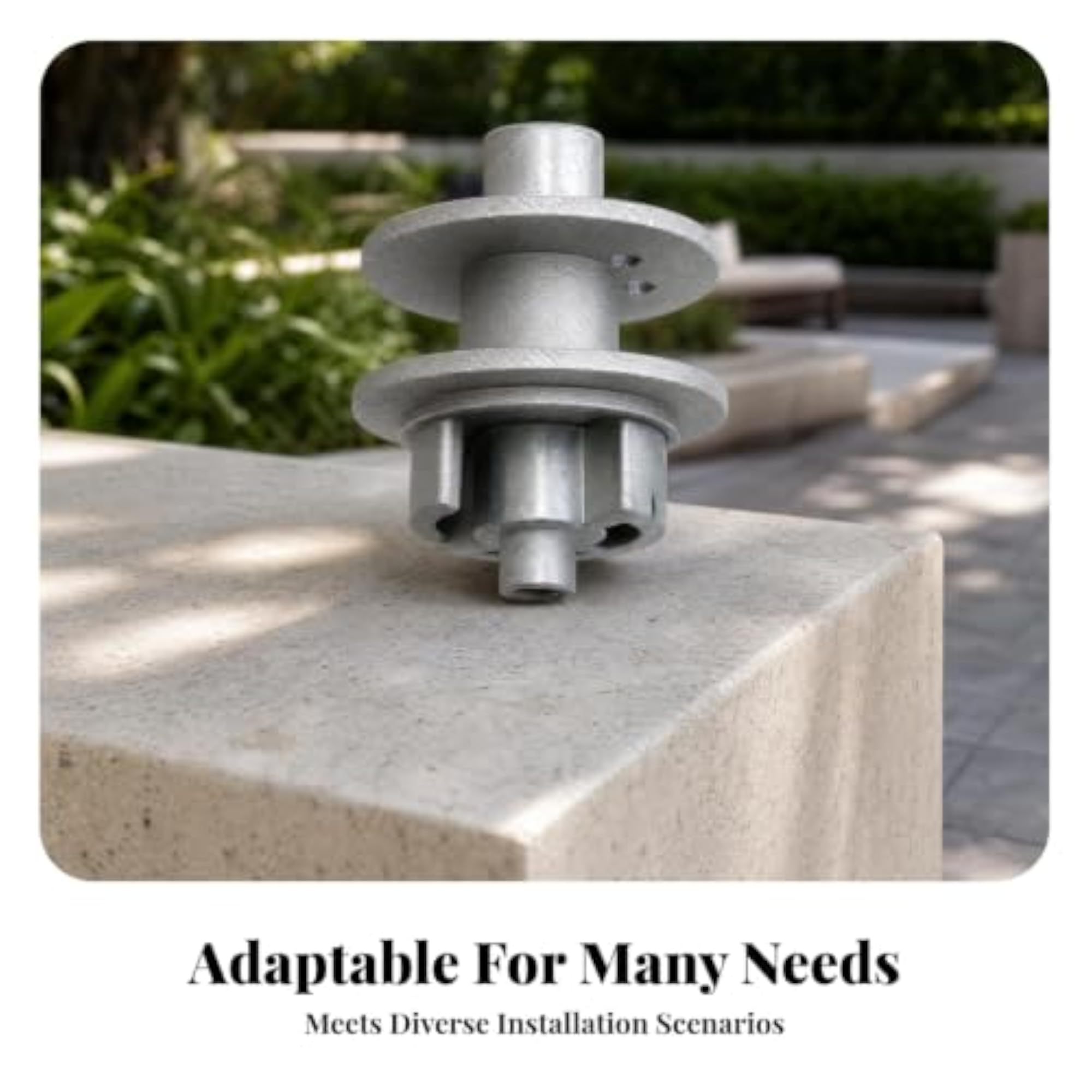 Zinc Alloy Roman Umbrella Connector, Cylindrical