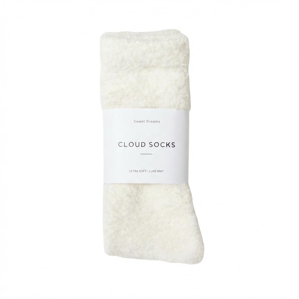 Warm & Cozy Ultra-Luxe Cloud Sock for Women & Men - Super Soft Luxurious Fabric Sleep Socks