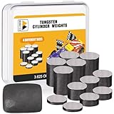 BBTO 4.625 oz Tungsten Weights Cylinders Weights and Tungsten Putty, Tungsten Weight Kit Car Weights