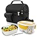 SPICE Set Borsa Termica con Tracolla + Scaldavivande Amarillo Inox vaschetta da 1,5 Litri in Acciaio Inox