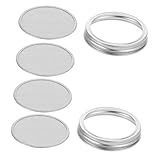 Toyvian 6pièces Lot de Couvercles pour Germoirs avec Passoire pour Bocaux Mason à Large ...