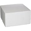 Oasis Supply Dummy Square Cake, 9 x 9 x 5, White