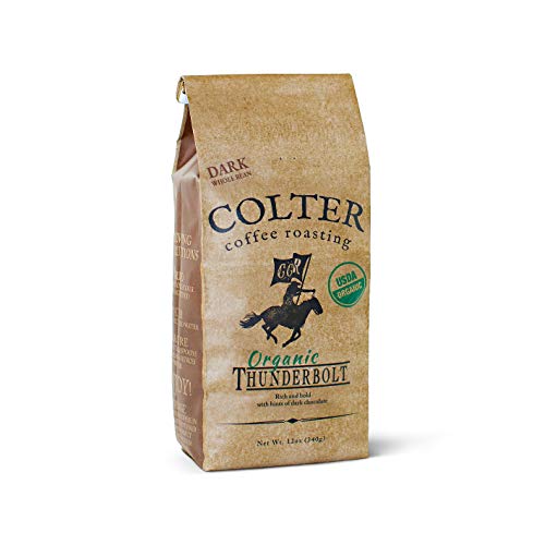Colter Coffee Roasting, Organic Thunderbolt, Dark Roast, 340g en grano miniatura 1
