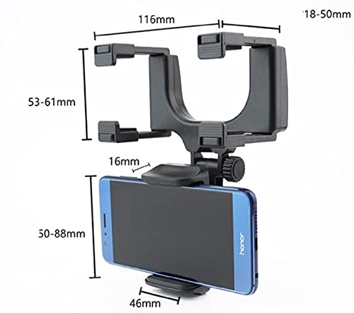 Suporte Para Celular Universal Espelho Retrovisor Carro 360