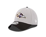 NFL Baltimore Ravens 2015 Gray Training Camp 39Thirty Stretch Fit Cap, Medium/Large, Gray