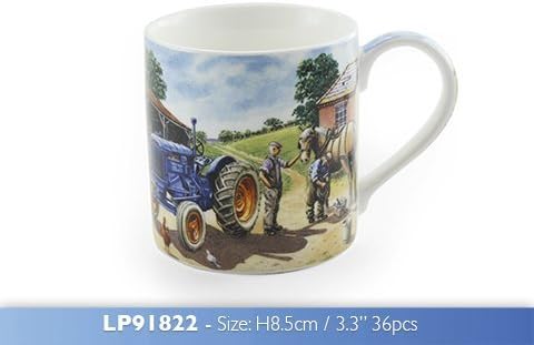 GD Publishing New Shoes Please Fine Art Watercolour China Gift Mug Farrier shoeing horse on farm