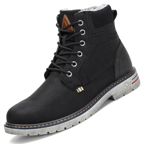 Mishansha Winterschuhe Herren Damen Winterstiefel Winterboots Gefüttert...
