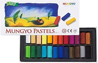 Non Toxic Soft Pastel Set of 24 Assorted Colors Square Chalk