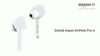 Global Impex AirPods Pro 4 (2 Generation) Wireless Earbuds | H2