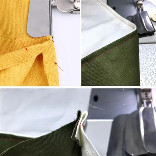 Outil de bouclage de couture double couche 10mm pour machine plate industrielle et patchwork - 6