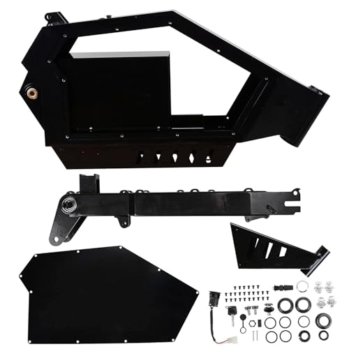 Stealth Bomber Ebike Frame Carbon Steel Enduro Design, Waterproof Electric Bike Frame 26 x 4 Fat Tire Compatible, Large Battery Compartment 3000W 5000W 8000W Motor Ready, Black