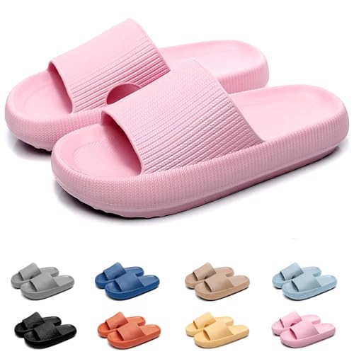 Cloud Slippers For Women and Men,Cloudies Slippers For Women,Summer Bathroom Slippers Soft cozy Quick Dry