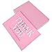 RXBC2011 Thank you for your purchase card Customer Appreciation cards Postcard Size 4x6 Inch Pack of 50 Pink