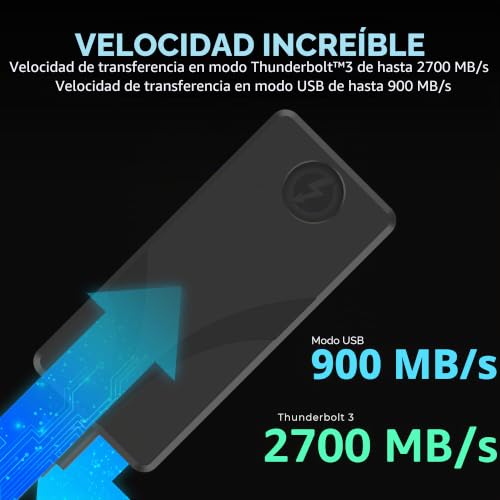SSD portátil SABRENT Rocket XTRM de 2TB Thunderbolt 3 con carcasa de aluminio resistente 6