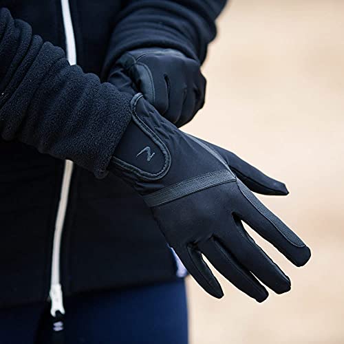 Guantes de equitación negros Horze Evelyn talla 7 accesorio hípica mujer 3