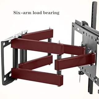 Supporto universale da parete per TV ad angolo da 4075 pollici, girevole e inclinabile, supporto da parete estensibile per una visione ottimale