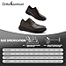 Men's Orthopedic Wide Toe Box Business Dress Walking Shoes: Leisure Arch Support Diabetic Plantar Fasciitis Orthotics Fashion Wear Oxfords, Fit Walk Outdoor Driving Patent Tuxedo Shoes Brown Size 11