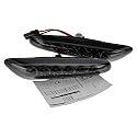 BRANDT Seitenblinker Set LED Blinker + Kabel Schwarz passend für Bmw 1er E81 E87 04-11 E82 E88 07-13 3er E46 01-05 3er E90 E91 E92 E93 05-13 E60 E61 03-10 X1 E84 09-12 X3 E83 03-10 Blinkleuchten