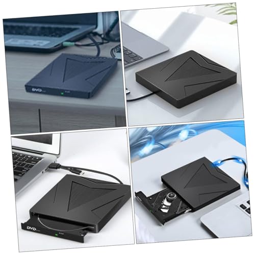 Angoily External Drive External Hard Drive Portable Discs External Floppy Disk Drive Drive Player Portable Drives Flash Drive External Drive for Laptop Reader Black - Image 8
