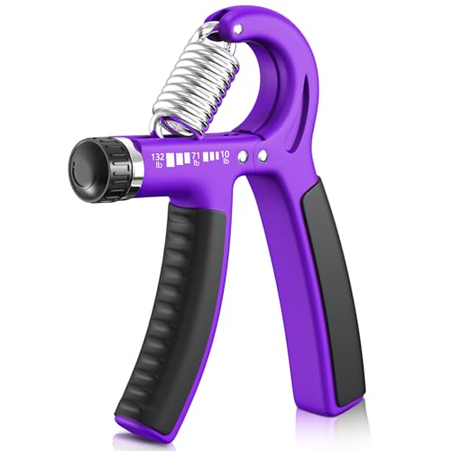 Image of FitBeast Grip Strengthener Forearm Strengthener, Adjustable Hand Grip Strengthener for Strength Training & Rehabilitation, 10-132 lbs Resistance, Ideal for Athletes and Physical Therapy (1 Piece)