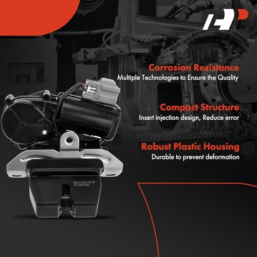 Image of A-Premium Trunk Latch Compatible with Ford Edge, Expedition, Escape, Explorer, Police Interceptor Utility & Lincoln MKX, Navigator, Nautilus, Corsair