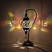 Lampada da comodino in stile Tiffany, con mosaico marocchino turco, per uso in Inghilterra