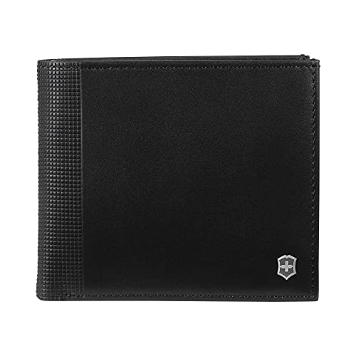 Image of Victorinox Altius Alox, Deluxe Bi-Fold Leather Men's Wallet with RFID Protection, Black (611571)