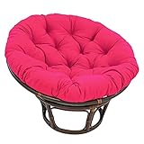 【COJÍN PARA SILLA MULTIFUNCIONAL】 Este cojín es lo suficientemente grueso y suave, adecuado para camas colgantes, cestas colgantes, sillas giratorias para interiores o exteriores; Mecedoras, salas de estar y sala familiar, sillas de oficina o sala de estar, cojines de terraza, sillas de comedor y cualquier otra ocasión.