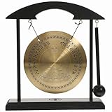 CVUTOVO 風鈴デスクトップ飾り 製ゴング工芸品 精巧な禅の装飾 卓上インテリア用 家やオフィスのユニークな装飾品