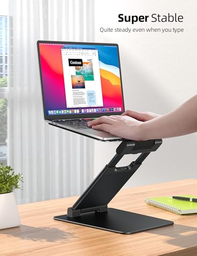 Nulaxy Height Adjustable Aluminum Laptop Stand — view 4