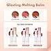 rom&nd GLASTING MELTING BALM #06 Kaya Fig - Vegan K-Beauty Tinted Lip Balm for Crystal Water-Gloss Shine, Deep Hydration & MLBB Rosy Nude Color | Non-Sticky, Long-Lasting Comfort for All Ages