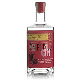 Anfield Gin 70cl – The Handmade Gin Company – Premium Craft Gin with orange, elderflower and liquorice – 40% ABV