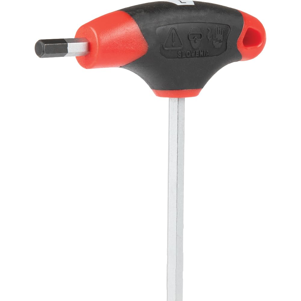 KLEIN TOOLS JTH410E Zestaw kluczy sześciokątnych z uchwytem T, SAE w rozmiarze calowym zestaw kluczy imbusowych z 4-calowymi ostrzami, stojak w zestawie, 10-częściowy