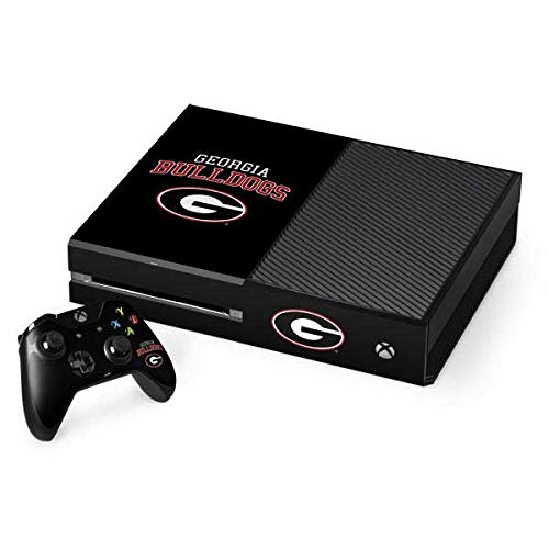 Skinit Decal Gaming Skin Compatible with Xbox One Console and Controller Bundle - Officially Licensed University of Georgia Bulldogs Design