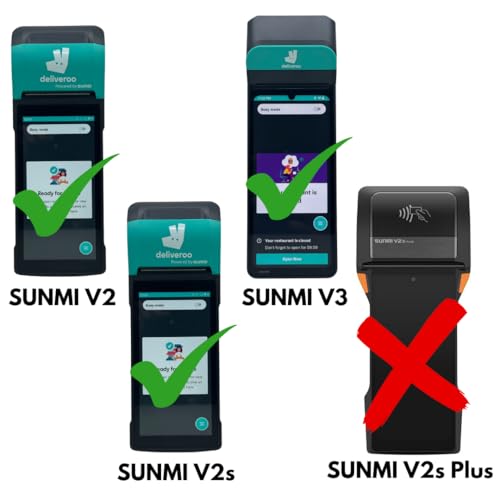 Support mural Sunmi V2 V2s V3 OrderPad Hungry Panda Deliveroo fixation terminal restaurant