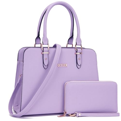 Set de bolso Satchel y billetera para mujer miniatura 7