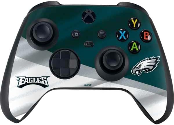 Skinit Decal Gaming Skin Compatible with Xbox Series X Controller - Officially Licensed NFL Philadelphia Eagles Retro Logo Design