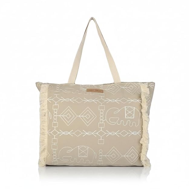 Image of ASIAN Tote Bag for Women | Stylish Office bag & Canvas Travel Handbag | Shopper and Shoulder Bag Lightweight Handbag with Multi Compartment | Travel, Office, Gym & Daily Use