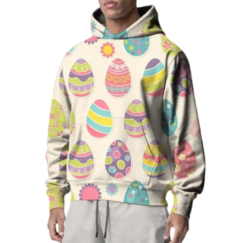 Sudadera sin mangas hombre con cuello alto y estampado de conejo en color amarillo talla M