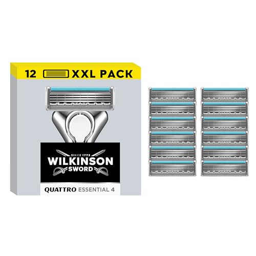 Wilkinson Sword Quattro Titanium Sensitive Lames de rasoir homme x 12