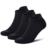 LEVSOX Ankle Compression Socks for Women Men Cushioned Running Support Socks for Plantar Fasciitis Relief...