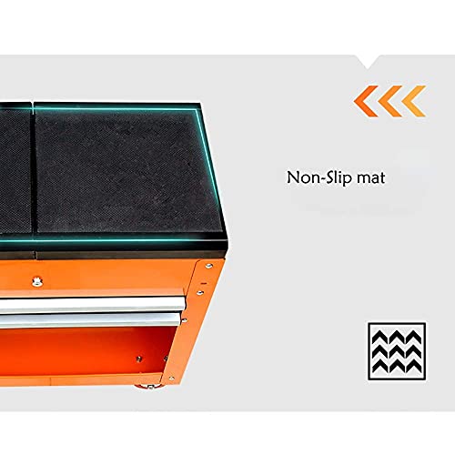 Utility Tool Trolley Mechanics – Heavy Duty Service Cart Werkzeugwagen auf Rädern mit Schubladen mit Schloss Utility Tool Cart für den Garten im Freien – Bild 4