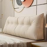 Design pratique : ce coussin de tête de lit est livré avec une taie d'oreiller amovible qui peut être lavée en machine. Il comprend également une pochette de rangement pour les petits objets tels que la télécommande de votre téléphone ou les magazines.