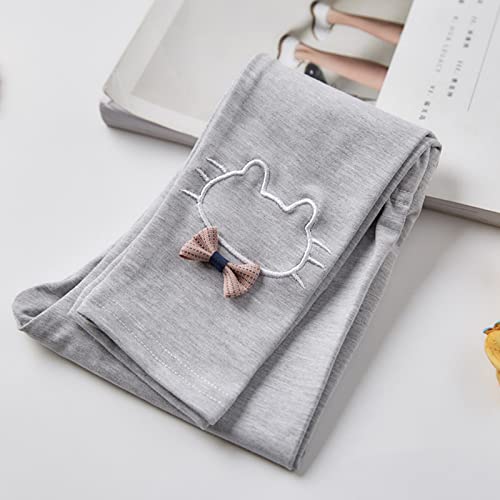 KAGAYD Toddler Baby Girls Cotton Prints Lined Warm Leggings Stretchy Pants Trousers Ninth Length Soild Color Pants4