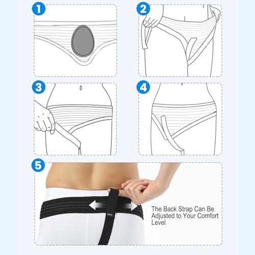 Faja para hernia ajustable talla M miniatura 6