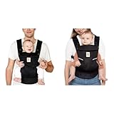 Ergobaby Omni Dream & Breeze Baby Carriers Bundle with Enhanced Lumbar Support, 4 Carry Positions, Newborn to Toddler (7-45 lb)
