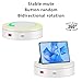 ComXim 110V Rotating Display Stand,Motorized Turntable Display Stand for Product Displays and Photography Such As Jewelry, Electronics, Cosmetics, and 3D Scanning (12.6‘’ white)
