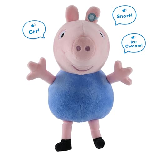 Peppa Pig Talking George, Plush Toy With Speech & Sound Effects, Pre-School Soft Toy - Image 2