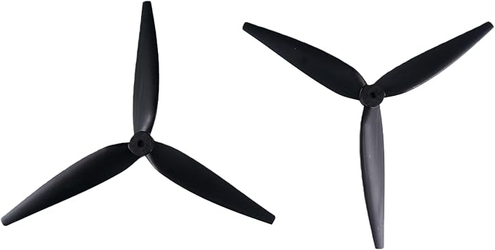 9050 RC Propellers 9x5x3, 9 Inch CW CCW Multi-Rotor for RC Aircraft, Nylon, Black, 2 PCS